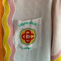 「#4475」CASABLANCA SpringSummer Large LOGO Pattern Silk T-Shirt