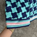 「#4476」CASABLANCA SpringSummer Geometric Silk Plaid Shorts
