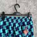 「#4476」CASABLANCA SpringSummer Geometric Silk Plaid Shorts