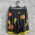 「#4480」CASABLANCA Black rock pattern silk shorts