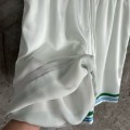 「#4482」CASABLANCA Colorful portrait pattern silk white shorts