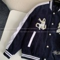 「#4488」Louis Vuitton Embroidered printed beaded cotton coat