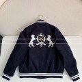 「#4488」Louis Vuitton Embroidered printed beaded cotton coat