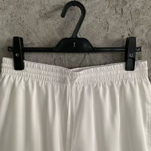 「#4503」CASABLANCA White silk shorts with glass house pattern