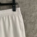「#4503」CASABLANCA White silk shorts with glass house pattern