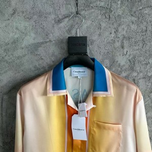 「#4506」CASABLANCA Dreamy pattern silk T-shirt
