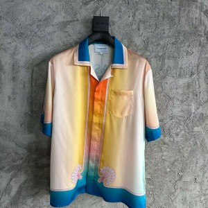 「#4506」CASABLANCA Dreamy pattern silk T-shirt