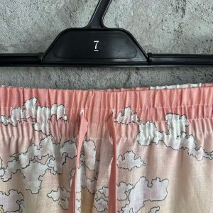 「#4519」CASABLANCA Thinker linen shorts