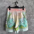 「#4519」CASABLANCA Thinker linen shorts