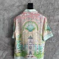 「#4520」CASABLANCA Thinker linen T-shirt