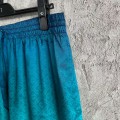 「#4521」CASABLANCA Stadium pattern silk shorts