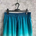 「#4521」CASABLANCA Stadium pattern silk shorts