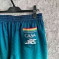 「#4521」CASABLANCA Stadium pattern silk shorts