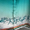 「#4522」CASABLANCA Stadium graphic silk T-shirt