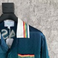「#4522」CASABLANCA Stadium graphic silk T-shirt