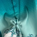 「#4523」CASABLANCA Stadium pattern silk shirt