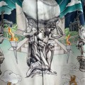 「#4524」CASABLANCA Silk shirt with celestial sphere pattern