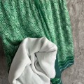 「#4526」CASABLANCA Silk shorts with cuff pattern