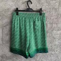 「#4526」CASABLANCA Silk shorts with cuff pattern