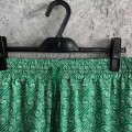 「#4526」CASABLANCA Silk shorts with cuff pattern