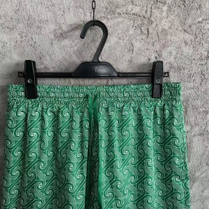 「#4526」CASABLANCA Silk shorts with cuff pattern