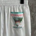 「#4528」CASABLANCA Early Spring Fountain Pattern Silk Shorts