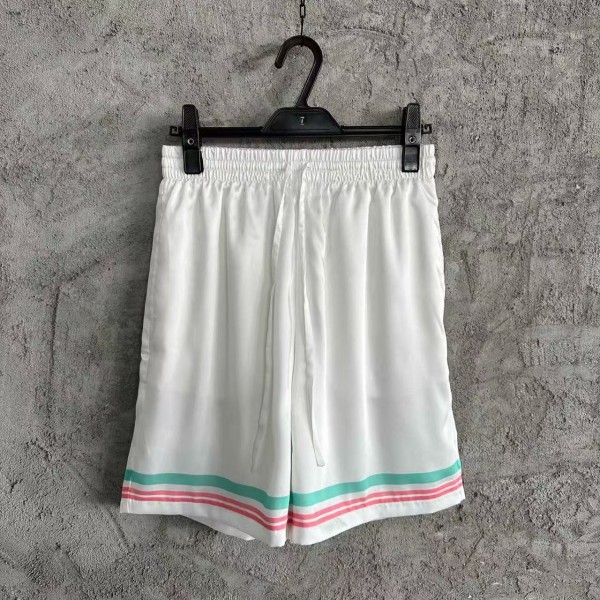 「#4528」CASABLANCA Early Spring Fountain Pattern Silk Shorts