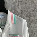 「#4529」CASABLANCA Early Spring Fountain Pattern Silk T-shirt