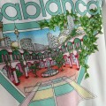 「#4529」CASABLANCA Early Spring Fountain Pattern Silk T-shirt