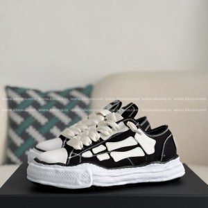 「#4531」Maison Mihara Yasuhiro x  AMIRI Skel- Top Low canvas shoes