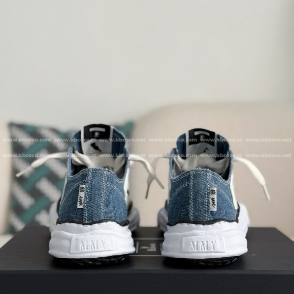Maison Mihara Yasuhiro x  AMIRI Skel- Top Low canvas shoes
