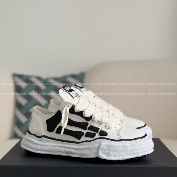 「#4533」Maison Mihara Yasuhiro x  AMIRI Skel- Top Low canvas shoes