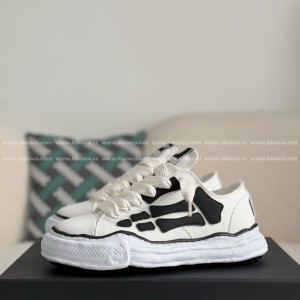「#4533」Maison Mihara Yasuhiro x  AMIRI Skel- Top Low canvas shoes