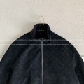「#4550」Louis Vuitton ss25 Spring And Summer Series Embossed Suede Jacket