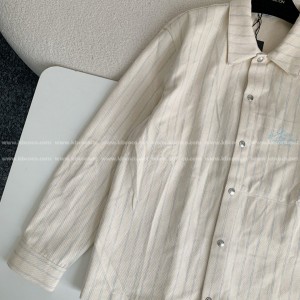 「#4552」Dior ss25 Summer Series Striped Shirt Jacket