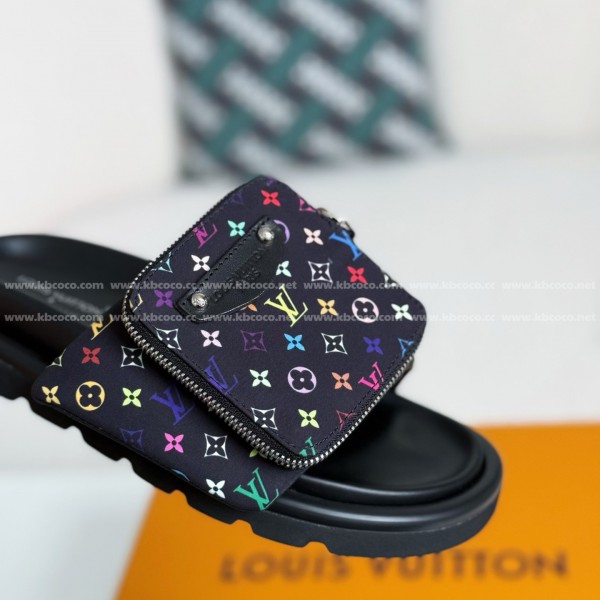 LOUIS VUITTON x MURAKAMI Leather Flip Flops