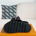 「#4559」LOUIS VUITTON x MURAKAMI Leather Flip Flops