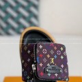 「#4559」LOUIS VUITTON x MURAKAMI Leather Flip Flops