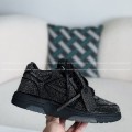 「#4561」OFF-WHITE  LEATHER SNEAKERS