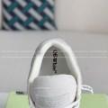 「#4568」OFF-WHITE  LEATHER SNEAKERS