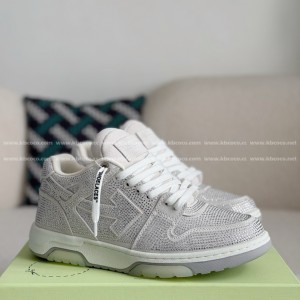 「#4568」OFF-WHITE  LEATHER SNEAKERS