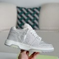 「#4568」OFF-WHITE  LEATHER SNEAKERS