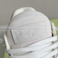 「#4568」OFF-WHITE  LEATHER SNEAKERS