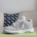 「#4568」OFF-WHITE  LEATHER SNEAKERS