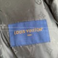 「#4570」Louis Vuitton Skiing Series FW24 Black And White Check Hooded Fleece Jacket