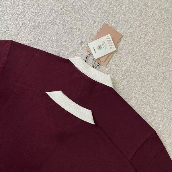Miumiu red polo shirt