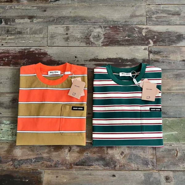 Miumiu Pocket Stripe Long Sleeve