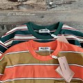 「#4577」Miumiu Pocket Stripe Long Sleeve
