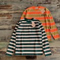 「#4577」Miumiu Pocket Stripe Long Sleeve