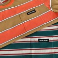 「#4577」Miumiu Pocket Stripe Long Sleeve